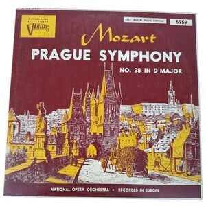Mozart Prague Symphony No38 in D Major Varsity 6959 Vinyl LP National Opera Orch